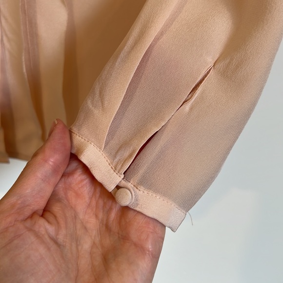 Club Monaco Pink Silk Blouse - Picture 4 of 8